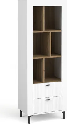 Produktbild von Minio, Bücherregal "ASSO 4", Regal, Whisky Eiche / Weiße Farbe