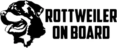 Imagen del producto de Calcomanía de rottweiler, 25 cm, color , reflectante, para coche y portátil