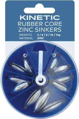 Zdjęcie produktu dla Kinetic Rubber Core Olive Lead Silver 4/6/8/10/12 g Silver 4/6/8/10/12 g