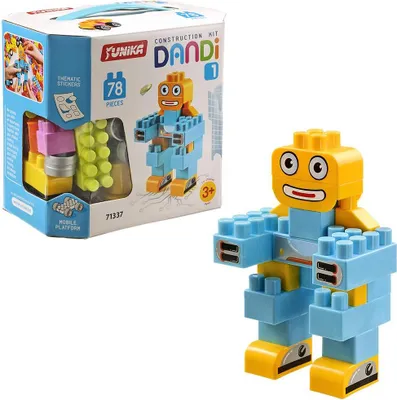 Immagine prodotto di Set di costruzioni DANDI 1 - 78 pezzi per costruire e giocare in modo creativo, perfetto per i piccoli ingegneri.