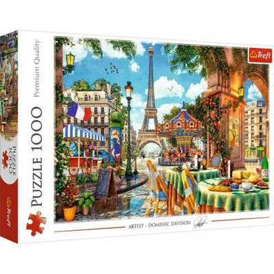 Obrázok produktu pre Trefl Parížske ráno Puzzle 1000 ks Mesto