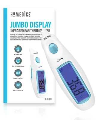 Zdjęcie produktu dla HoMedics TE-101-EU, Termometr kontaktowy, Niebieski, Biały, Ucho, Przyciski, °C, °F, 34 - 43 °C