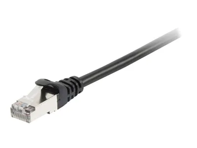 Produktbild von Equip Patchkabel Cat6A S/FTP 2xRJ45 7.50m schwarz LSZH Polybeutel