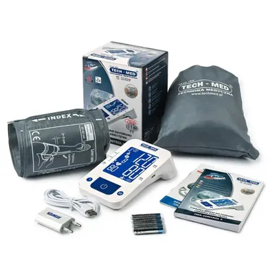 Produktbild von Elektronisches Blutdruckmessgerät Sprachausgabe Manschette 22–42 cm IHB-Anzeige TMA-CONTROL3 Techmed