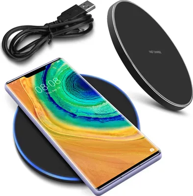 Produktbild von Schnell Ladegerät Huawei Mate 30 Pro QI Wireless Charger Induktive Ladestation