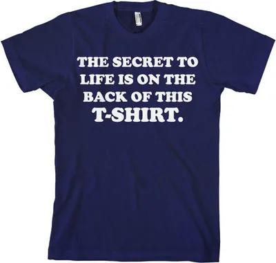 Produktbild von The Sercret To Life! - XX-Large - Navy