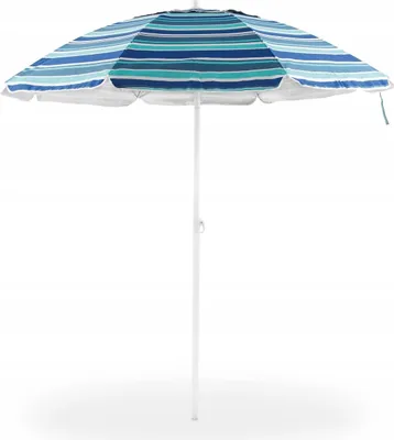 Obrázok produktu pre Parasol plażowy niebieskie paski