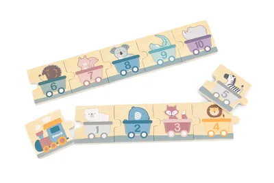 Produktbild von Viga Toys - Holzpuzzle mit Zahlen VIGA PolarB