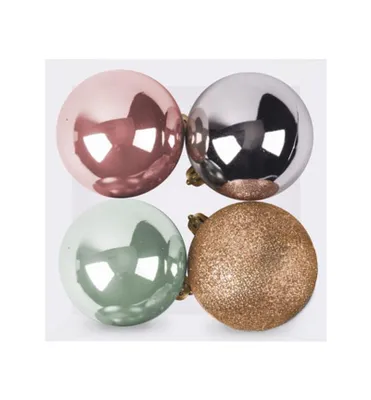 Produktbild von Christbaumkugeln MAGICHOME WEIHNACHTEN, 4 St, mix, 10 cm