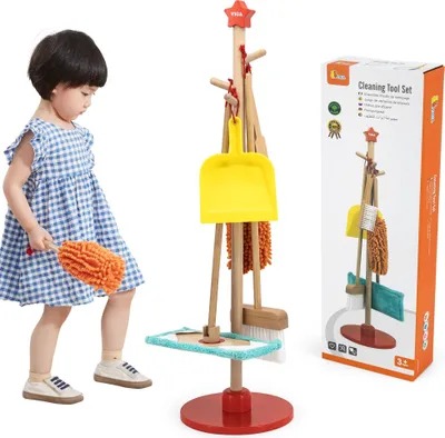 Image de VIGA Set d'outils de nettoyage en bois 6 pcs.