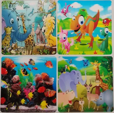 Produktbild von CZ podložka 9,5x9,5cm, 3D DĚTSKÁ, plast
