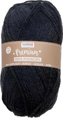 Produktbild von Wolle Premium Polyacryl anthrazit 140 m 50 g