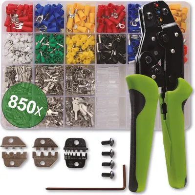 Produktbild von Quadrios 22T014 Crimpzangen-Set Aderendhülsen 0.25 bis 6 mm²