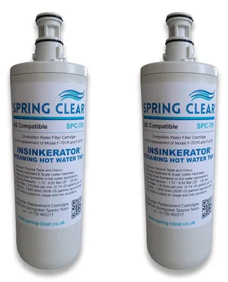 Wasserfilterpatrone für Insinkerator F-701R, 2er-Pack