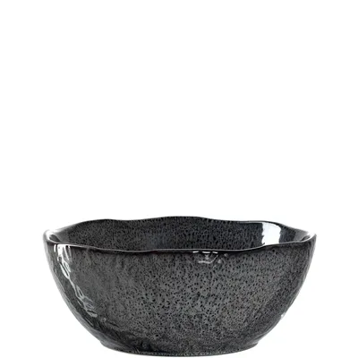 Produktbild von Leonardo Matera Keramik-Schalen, 2-er Set, spülmaschinengeeignete Salat-Schüsseln, 2 runde Schalen aus Steingut,  grau, Ø 23,5 cm, 2600 ml, 018584