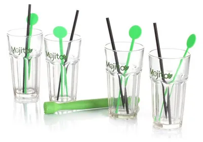 Produktbild von Secret de Gourmet Mojito Gläser Set aus Glas transparent 15cm x 8cm