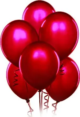 Produktbild von Metallic-Luftballons 12 Zoll, 100 Stück, Burgunderrot