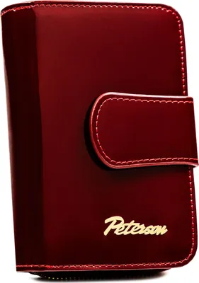Produktbild von Peterson Portemonnaie aus Leder für Frauen Resought rot One size