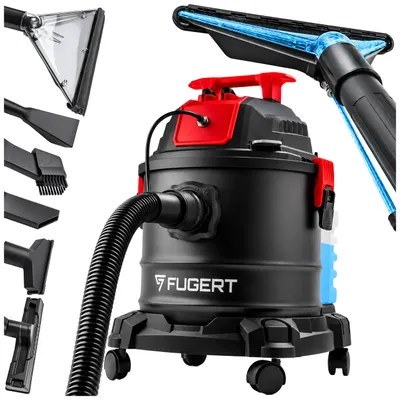 Zdjęcie produktu dla Odkurzacz Piorący Do Tapicerki I Dywanów Odkurzanie Na Sucho I Mokro 4/20L 1300W Fugert Fug-0250