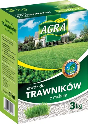 Obrázek produktu pro Hnojivo na trávník pro mech AGRA 3KG