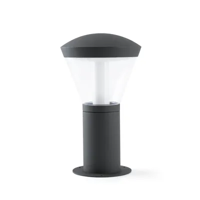 Produktbild von Faro 75537, Außensockel-/Pfostenbeleuchtung, Dunkles Grau, Aluminium, IP65, I, 10 W