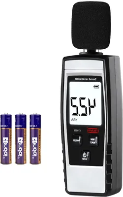 Productafbeelding van Geluidsmeter - Decibel meter - Omgevingsmeting - Hoge nauwkeurigheid - 30-130 dBA - Grijs