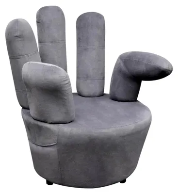 Produktbild von Samtsessel Relaxsessel Fingersessel Sofa Designer Handsessel