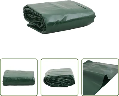 Imagen del producto de La lona protectora verde de The Living Store, de 4x6 metros y 650 g/m²