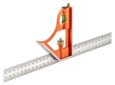 Produktbild von Neo Tools 72-125 Universal Angle – 30 cm – Stainless Steel – With Spirit Level