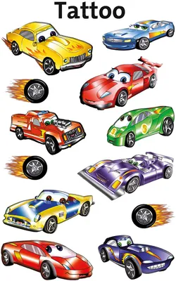 Obrázek produktu pro AVERY Zweckform ZDesign Dětské tetování "Cars"