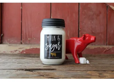 Obrázok produktu pre MILKHOUSE CANDLE Milk & Sugar vonná sviečka Farmhouse Jar (368 g)