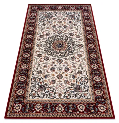 Imagen del producto de Alfombra de lana NAIN Ornamento, marco 6635/51036 beige / burdeos Multicolor 160x230 cm