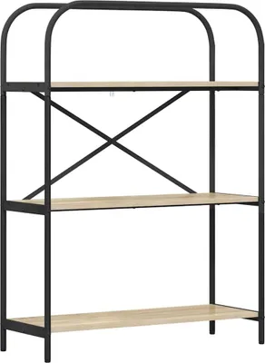Image de vidaXL Bibliothèque Chêne Sonoma 80 x 30 x 109 cm Matériau dérivé du bois