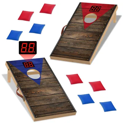 Produktbild von Solidchoice – Cornhole-Set mit 8 Säcken und Tragetasche