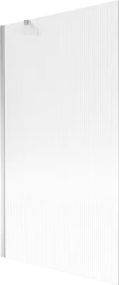 Immagine prodotto di Mexen Next paratia per vasca da bagno a 1 anta 100 x 150 cm, righe, cromo - 895-100-000-00-09-01