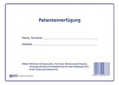 Image de AVERY Zweckform 2837 10 AVERY Zweckform Patientenverfügung Formulare 2837