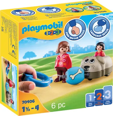Produktbild von PLAYMOBIL 1.2.3. 70406 Mein Schiebehund