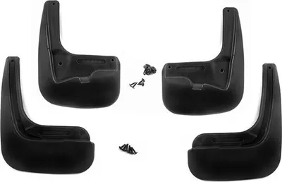Zdjęcie produktu dla Chlapacze do Peugeot 208 2012-2019 plastikowe czarne 4szt