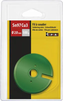 Produktbild von Zinnspule GYS 97% - Ø 2 mm - 100g - 046696