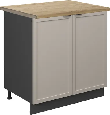 Imagen del producto de Armario bajo para fregadero Vicco Fame-Line GrisBeige 80 cm , ET Roble, Model 50257