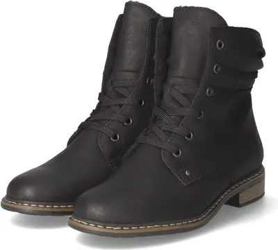 Produktbild von Rieker Winterstiefeletten Damen Kunstleder Schwarz Größe: 37