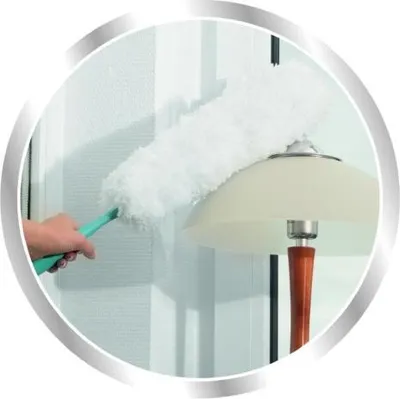 Image de LEIFHEIT Balai à poussière Duster XL blanc/turquoise plastique