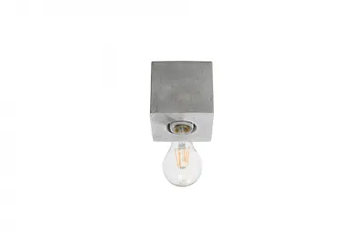 Produktbild von Deckenleuchte ARIZ Beton 1xE27 15W Beton 10x10x10cm Sollux Lighting