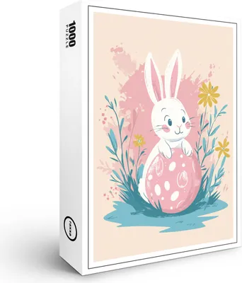 Produktbild von raxxa Premium-Puzzle "Kleiner Osterhase", 1000 Teile