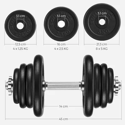 Productafbeelding van Verstelbare Halters - Dumbbells - Gewichtheffers - Krachttraining Gewichten - Freeweights