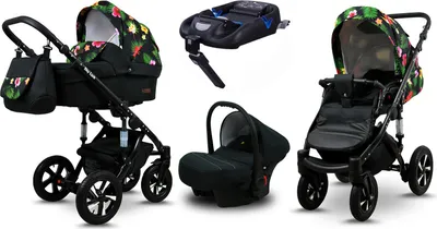 Immagine prodotto di BabyLux® Sky Lark | Set gatto 4in1 | Gatto combinato Paradise Flowers | Set gatto per bambini