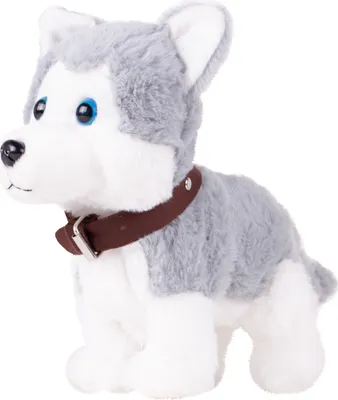 Produktbild von Malplay Sprachgesteuertes Interaktives Spielzeug Hund "Husky" Welpe Elektronisches Haustier Hund für Kinder Ab 3 JAhren