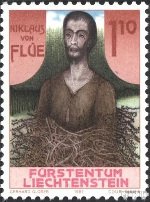 Produktbild von Briefmarken Liechtenstein 1987 Mi 918 (kompl.Ausg.) gestempelt Nikolaus