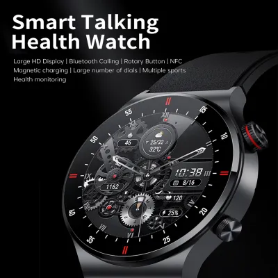 Obrázek produktu pro QW33 1,28 palce Smartwatch IP67 Vodotěsné sportovní hodinky BT5.1 Inteligentní hodinky Fitness Tracker Multifunkční hodinky kompatibilní s Android5.0/iOS10.0