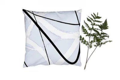Produktbild von MuchoWow® Zierkissen Sofakissen Wohnzimmer Dekokissen 50x50 cm Linie - Abstrakt - Minimalismus - Pastell - Komfort - Sofakissen